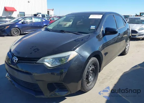 2014 Toyota Corolla Le z USA, uszkodzony, nr VIN 2T1BURHE3EC123046